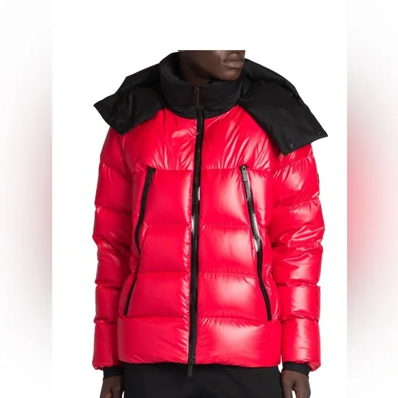 Moncler Zubair Zip-up Jacket Red Size 1 New - Picture 3 of 16